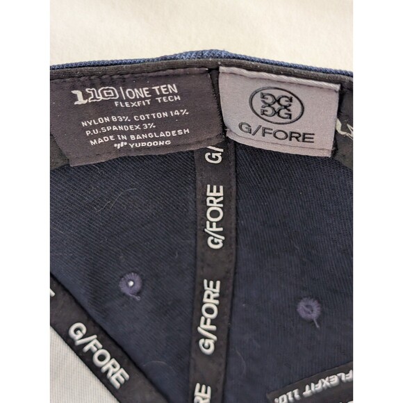 G/FORE ‘the Tap In’ Bandon Dunes Pacific Navy Snapback Logo Golf Hat Happy - Picture 7 of 7